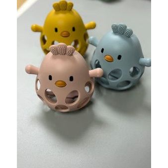 SILICONE 3D CHICKEN TEETHER