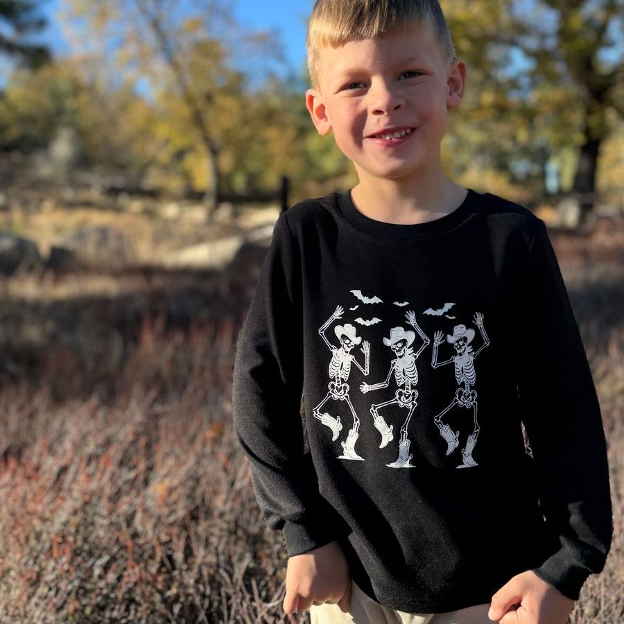 CHEROKEE GLOW IN THE DARK SKELETON TEE