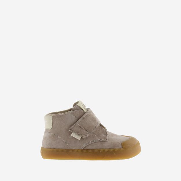 OLIVER BAREFOOT SUEDE ANKLE STRAP SNEAKERS || TAUPE