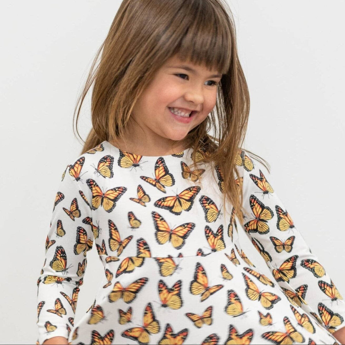 THE GREAT MIGRATION SWIRLY GIRL DRESS