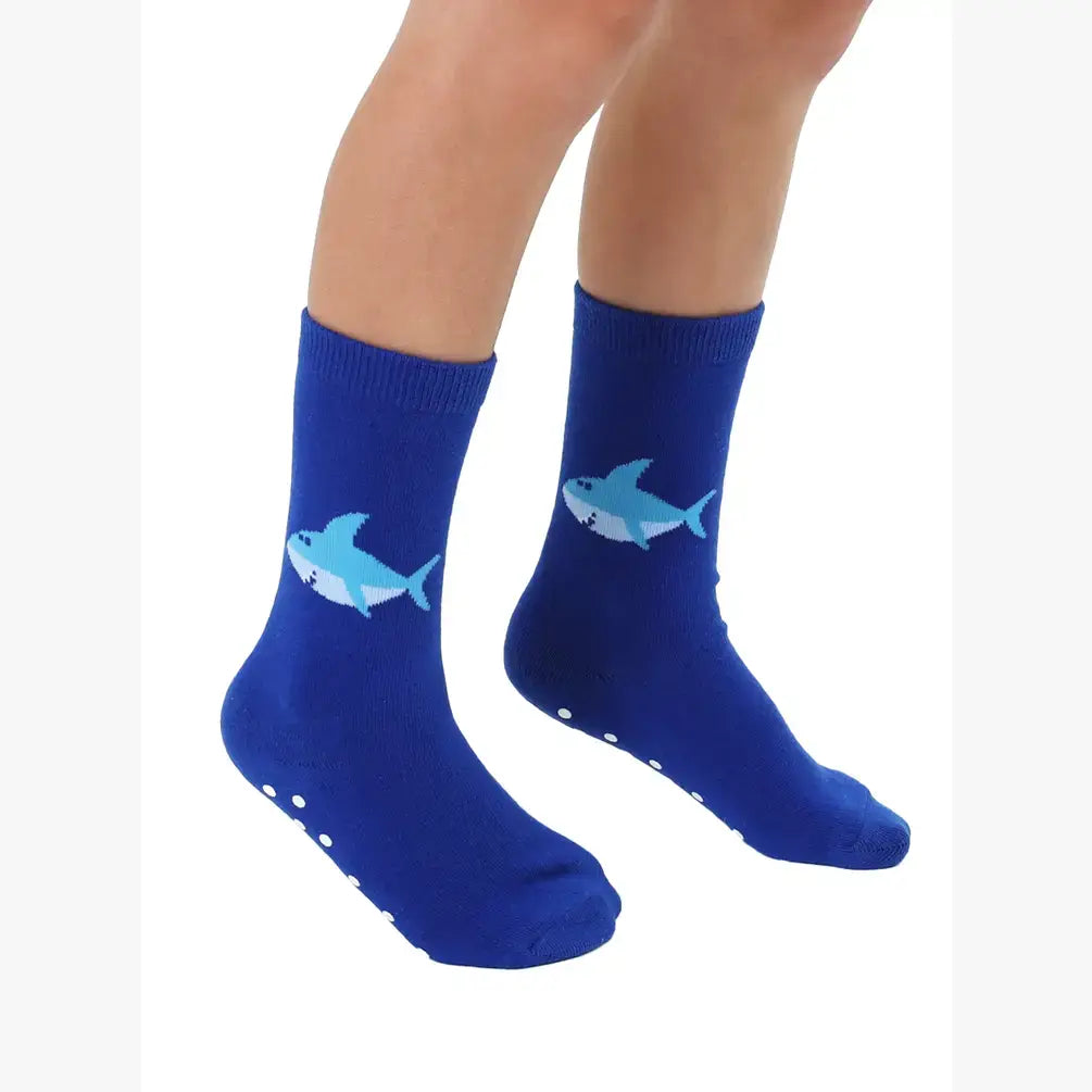 3D PACKAGED CREW SOCKS || DEEP BLUE
