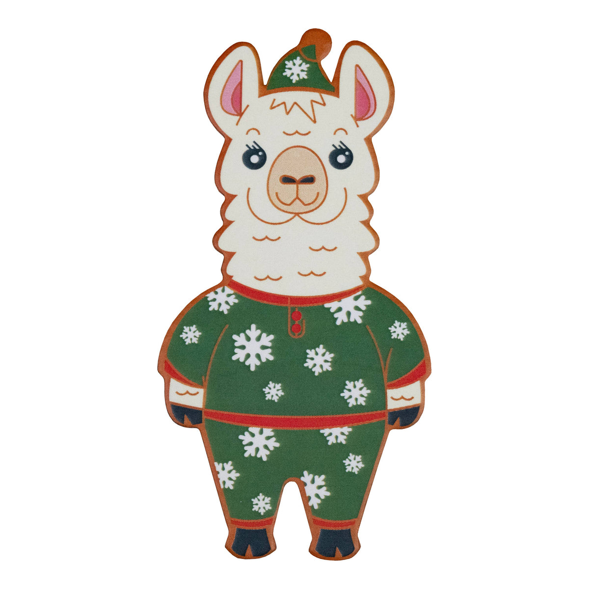 Llamas in Holiday Pajamas: Christmas Matching Game