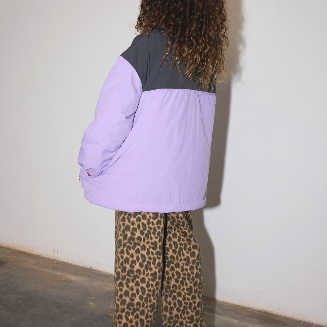 Leopard Wide Jeans