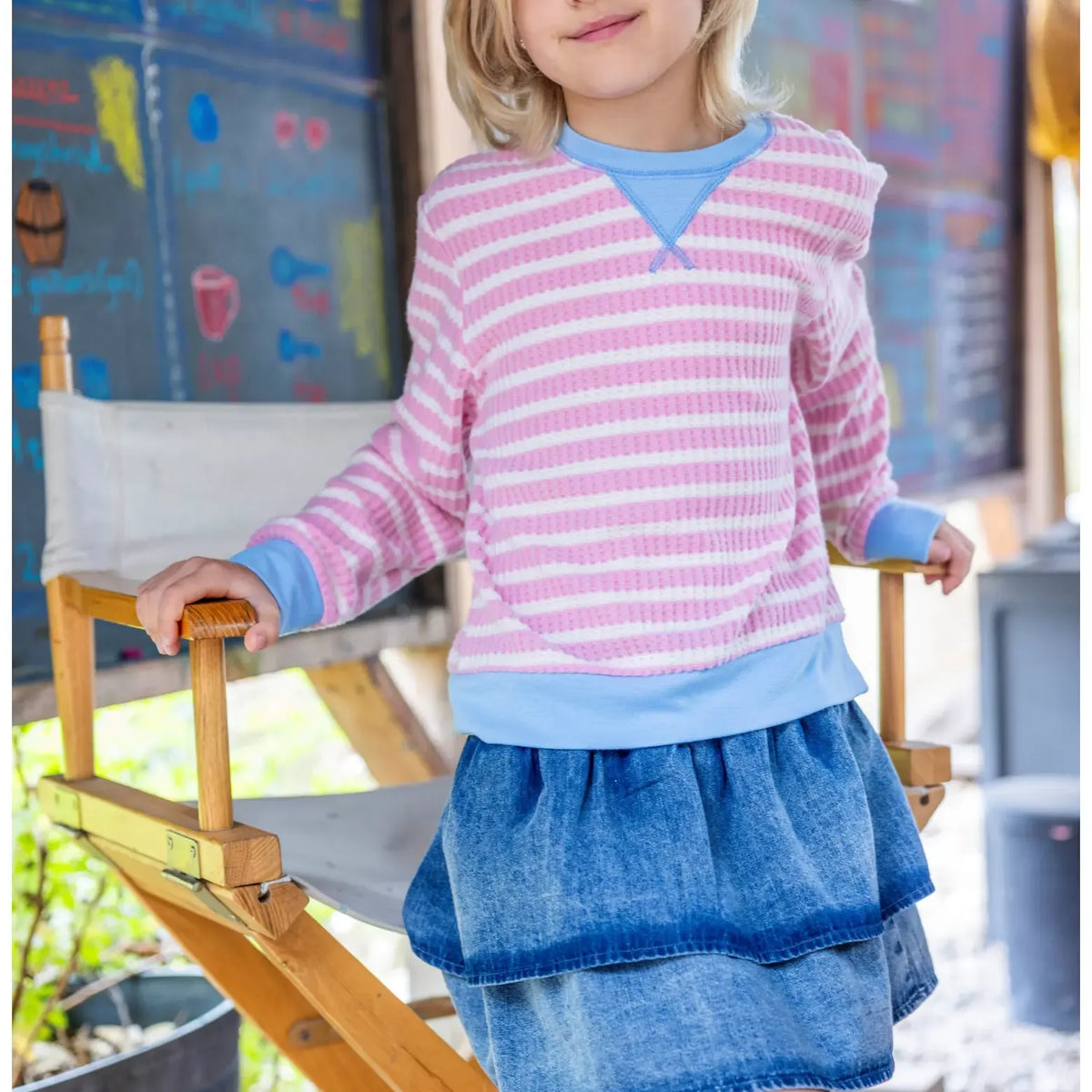 KIDS SCOUT STRIPED TOP
