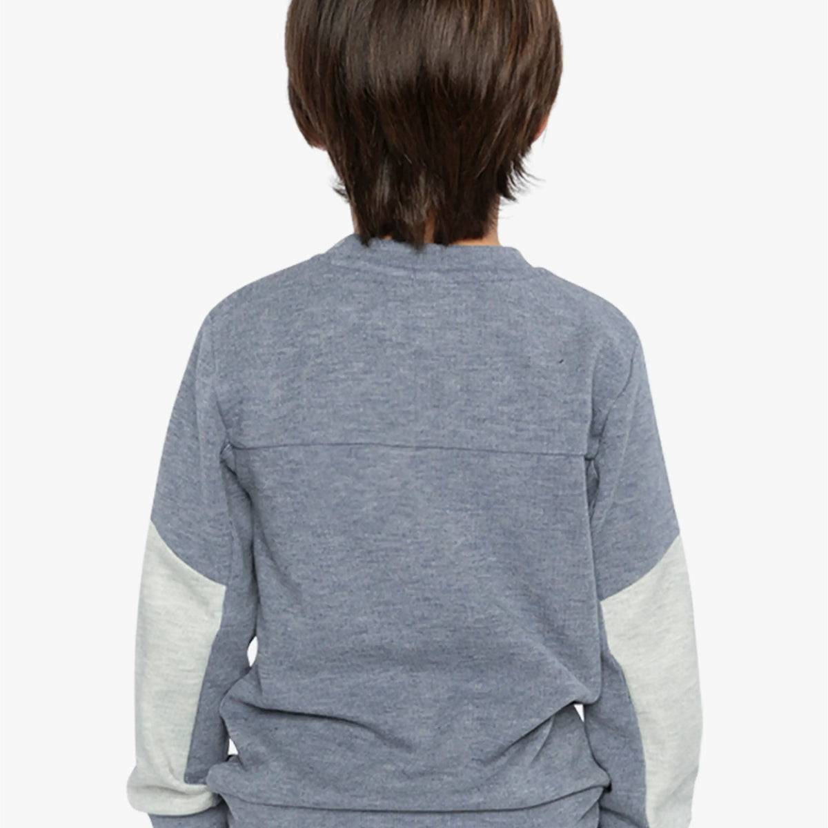 COLORBLOCK SPORTY BRUSHED JERSEY TOP W/ CHEST POCKET