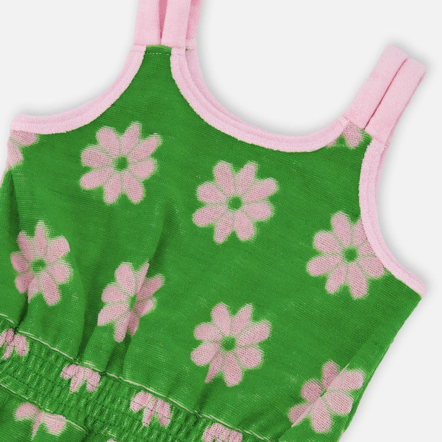 TERRY CLOTH SLEEVELESS JUMPSUIT