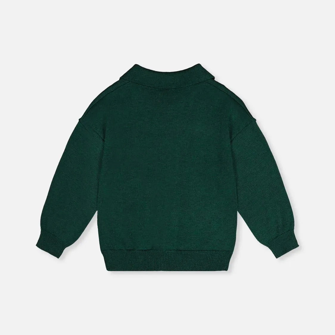 KNITTED SWEATER || JASPER PRINTED GREEN