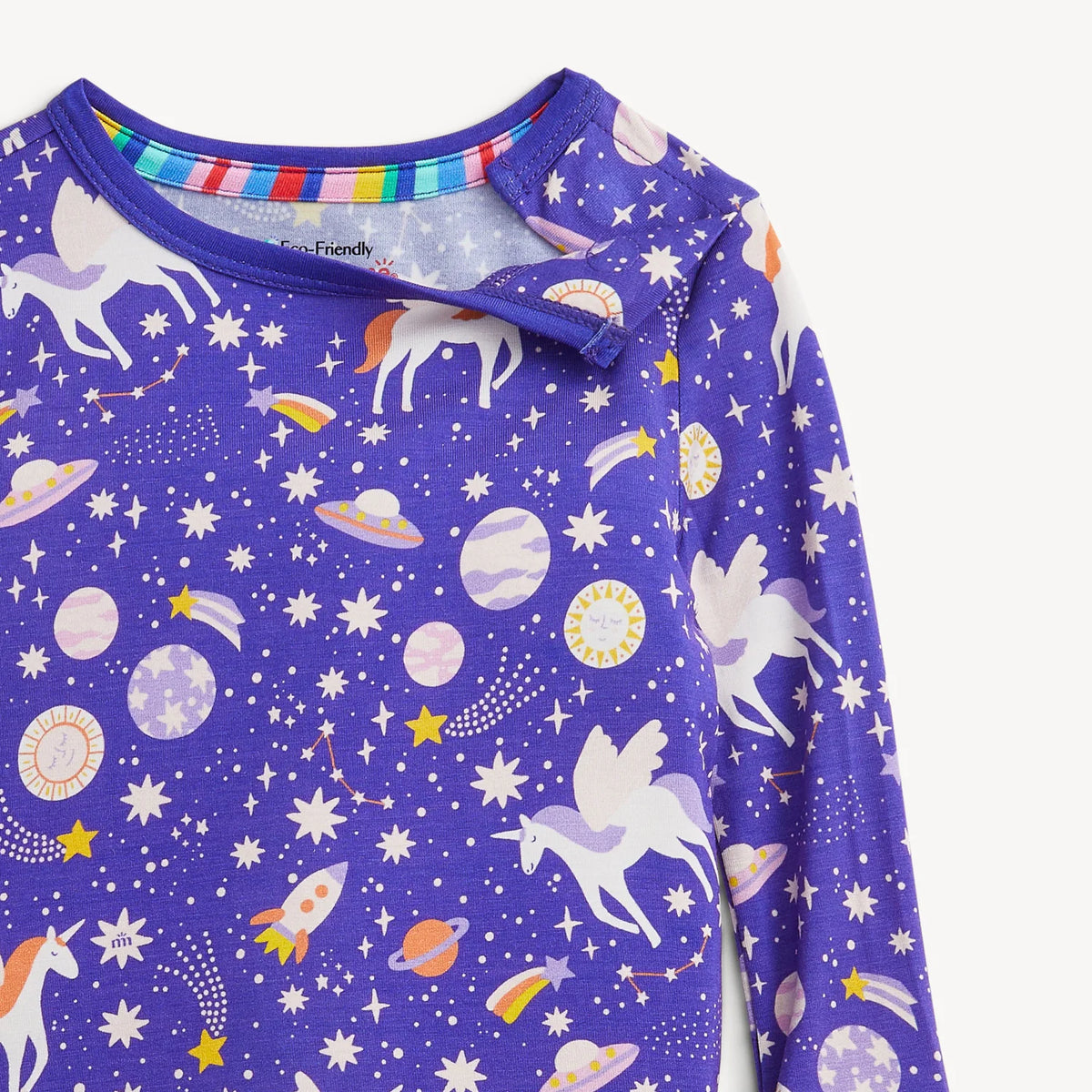 MAGNETIC MODAL L/S PJ SET || GALAXY GLITTER