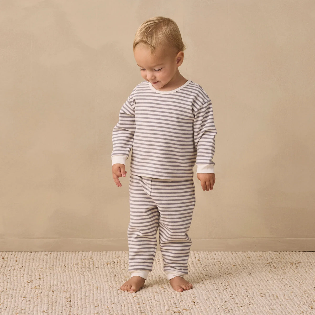 COZY SET || SLATE STRIPE