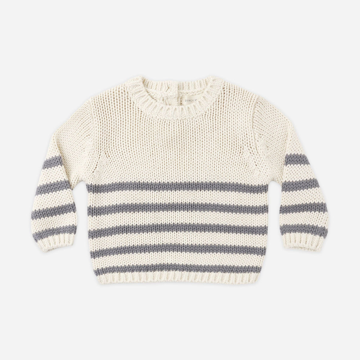 REX SWEATER || SLATE STRIPE
