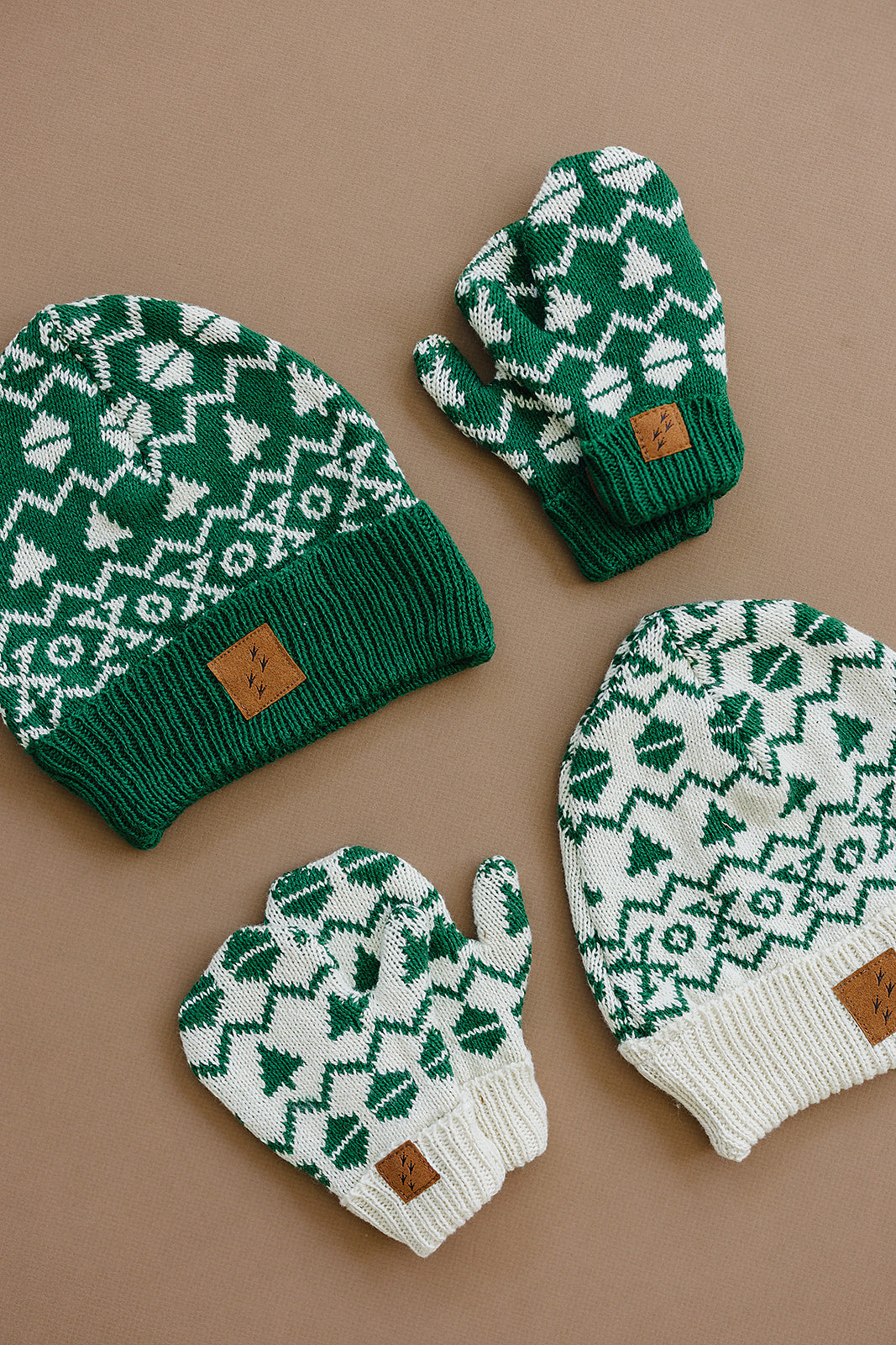 100% ORGANIC COTTON ECRU MITTENS