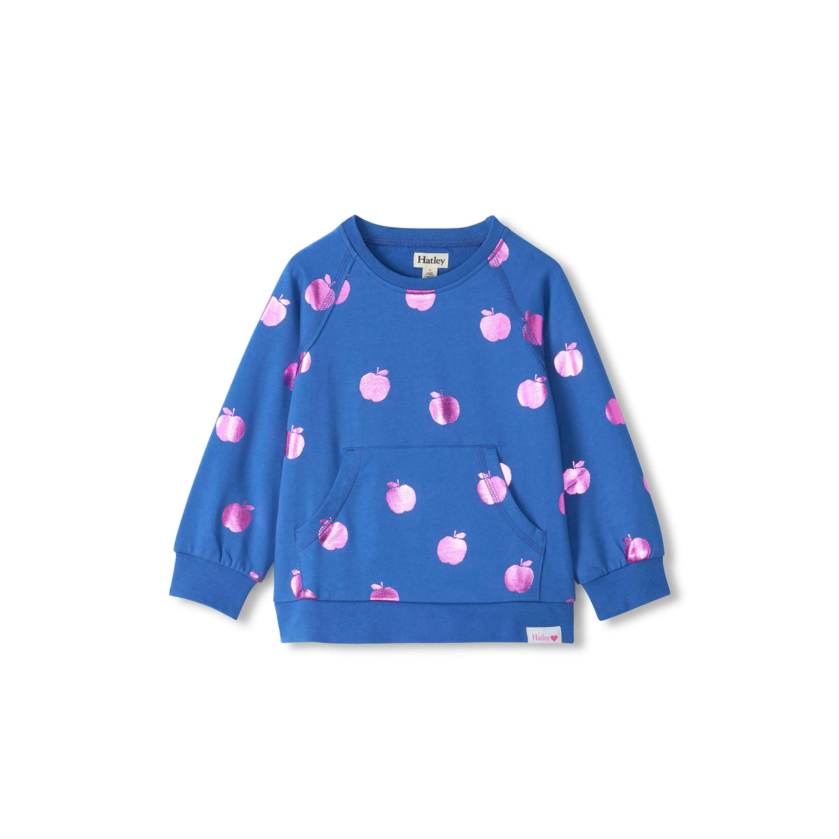 FOIL APPLES RAW EDGE PULLOVER