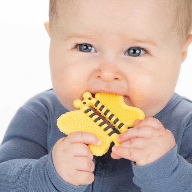 TOOTH BRUSH TEETHER || YELLOW BEE