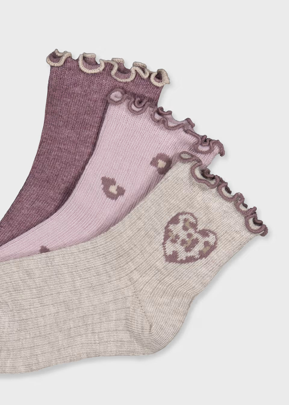 3 PK SOCKS || HEART