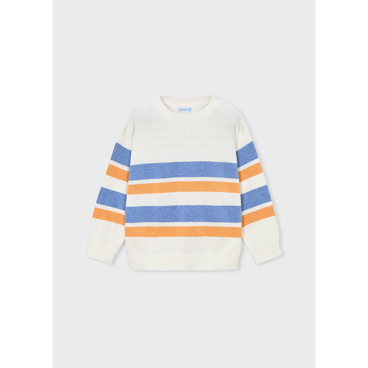 STRIPED SWEATER || PEACH