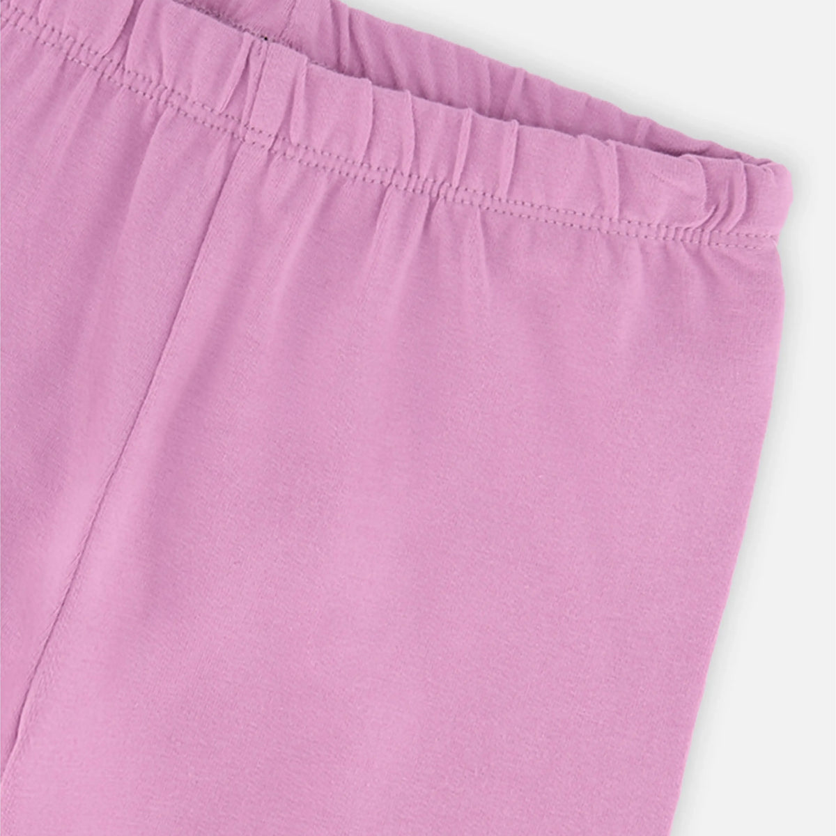ORGANIC COTTON SHIMMER DETAIL JERSEY LEGGINGS