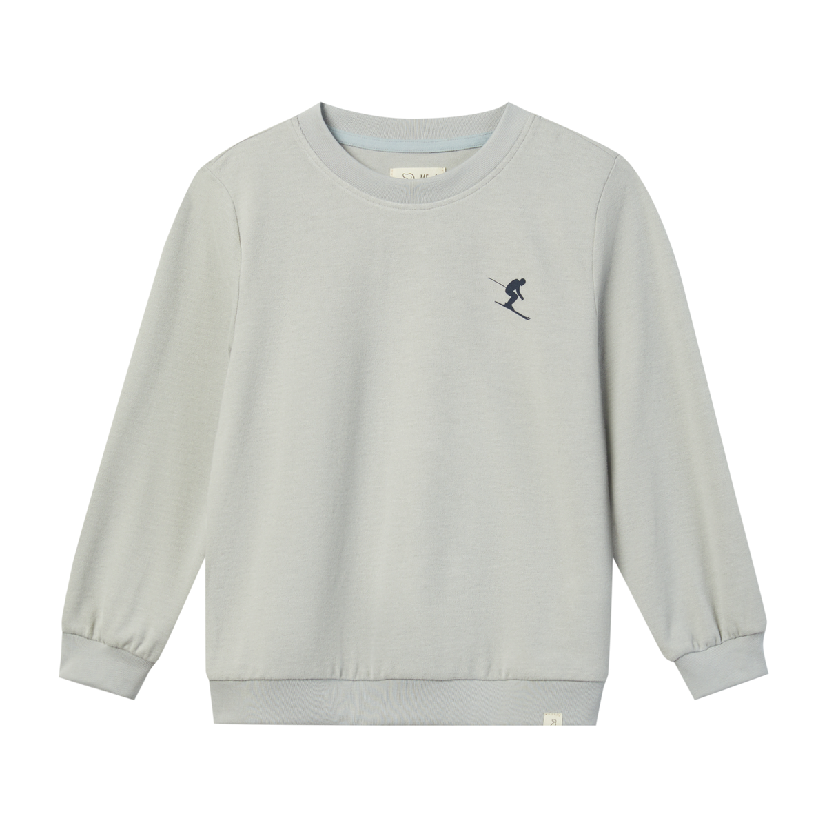 JESTER BACK PRINT SWEATSHIRT GREY SKI PRINT