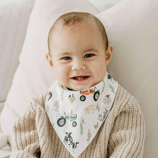 4 PACK BABY BANDANA BIBS || JO