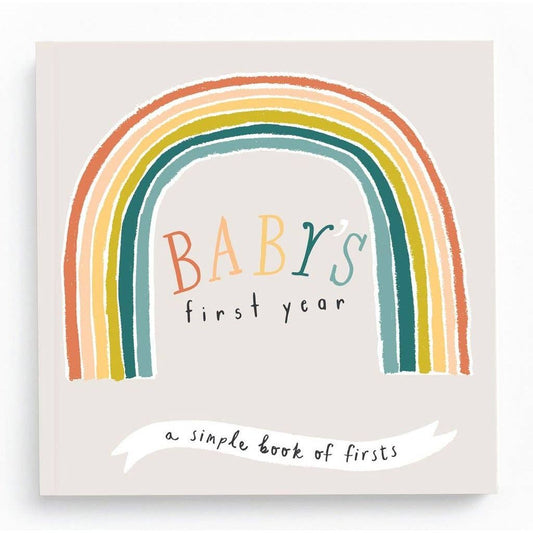 FIRST YEAR BABY BOOK || LITTLE RAINBOW