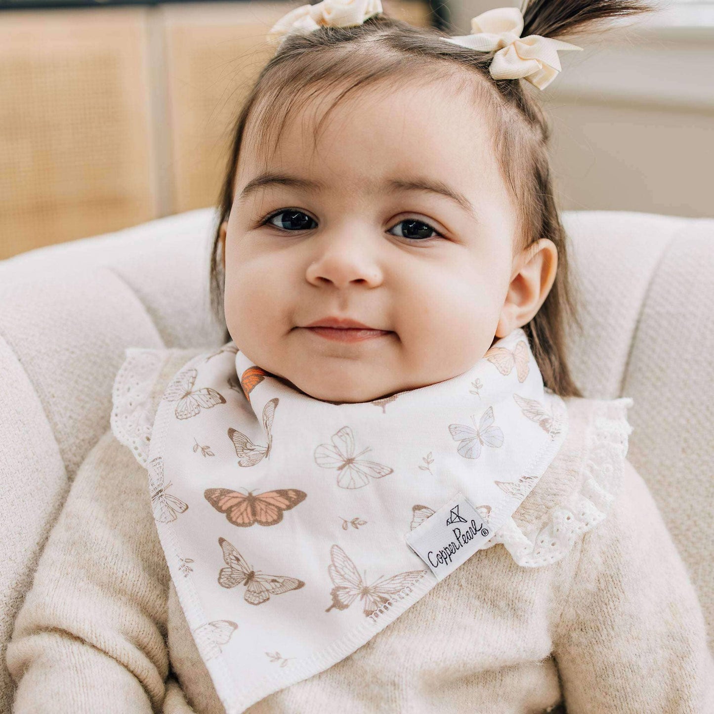 4 PACK BABY BANDANA BIBS || FLORA
