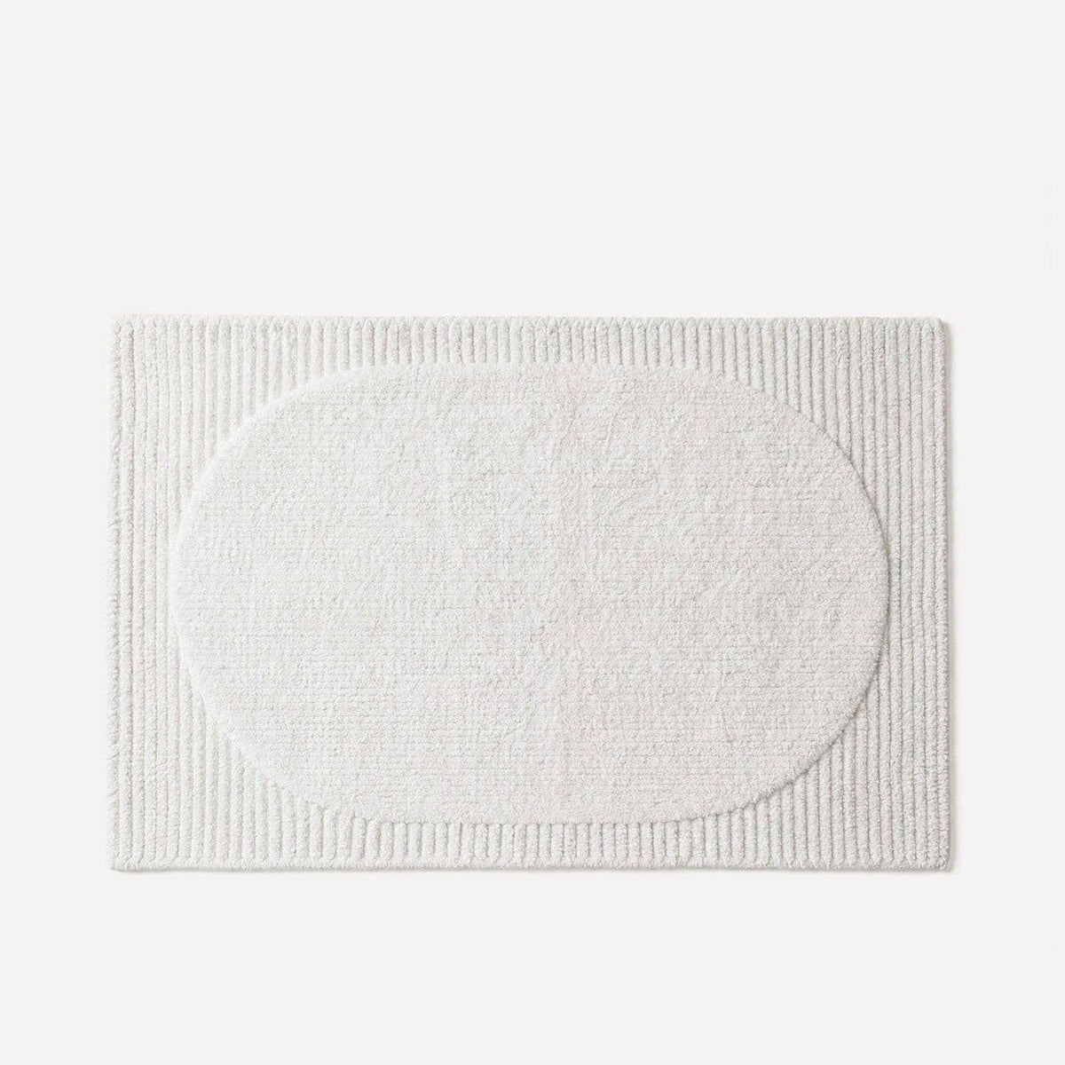 Hotel Luxury Bath Rug: White / One Size