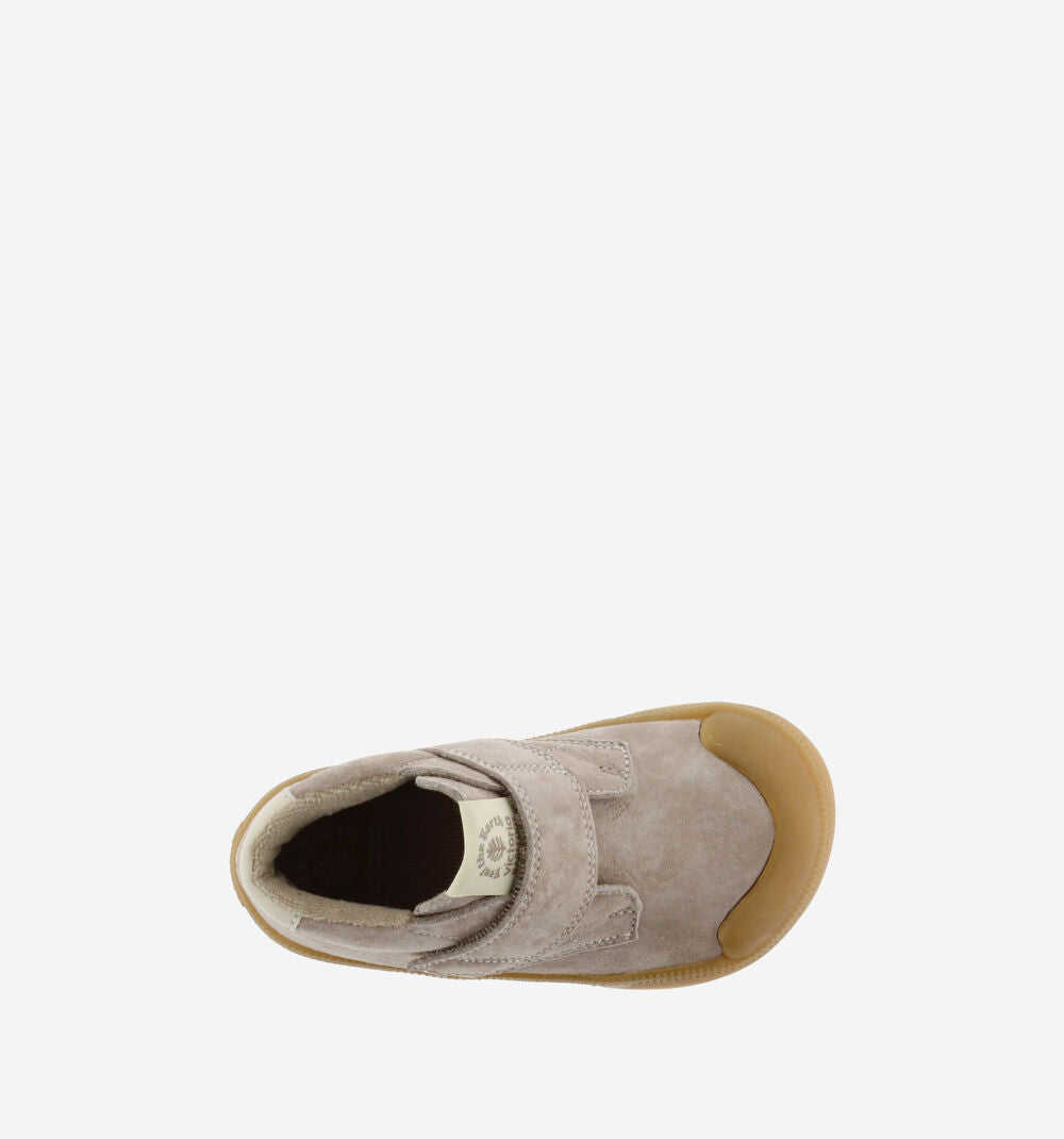 OLIVER BAREFOOT SUEDE ANKLE STRAP SNEAKERS || TAUPE