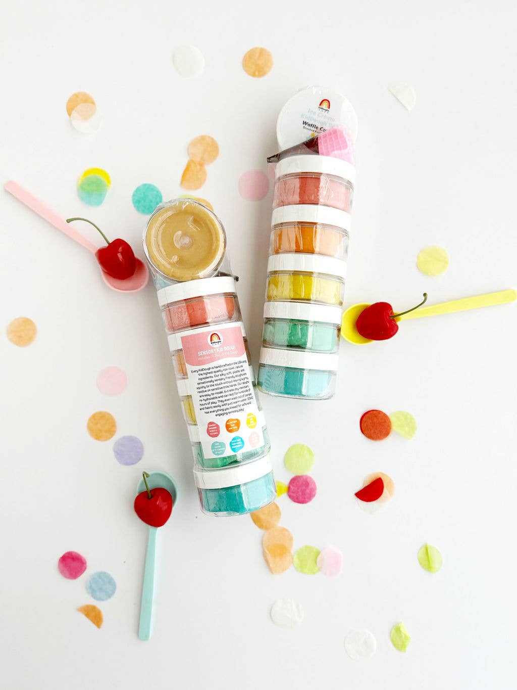ICE CREAM MINI KID DOUGH || RAINBOW SET