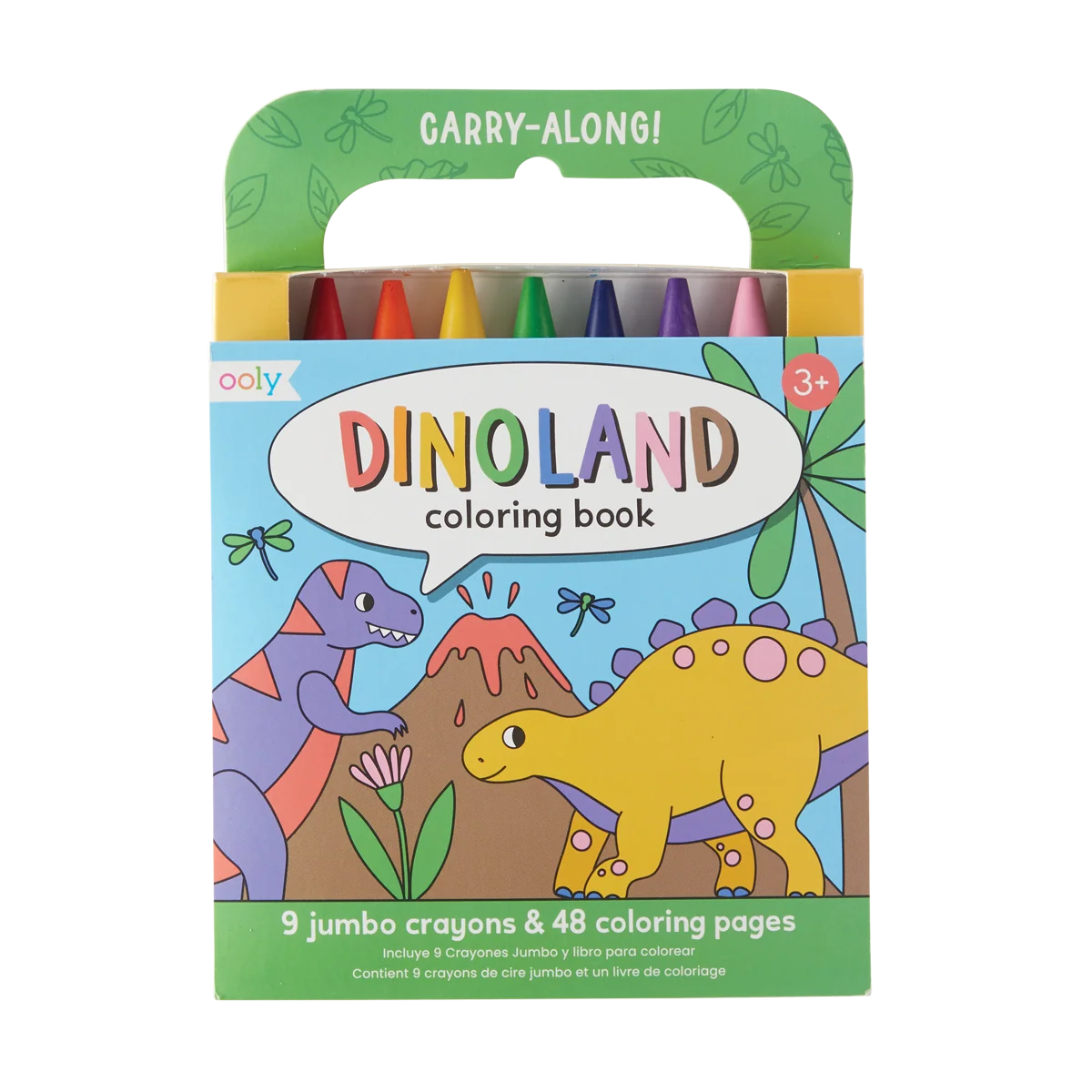 CARRY-ALONG COLORING BOOK SET || DINOLAND