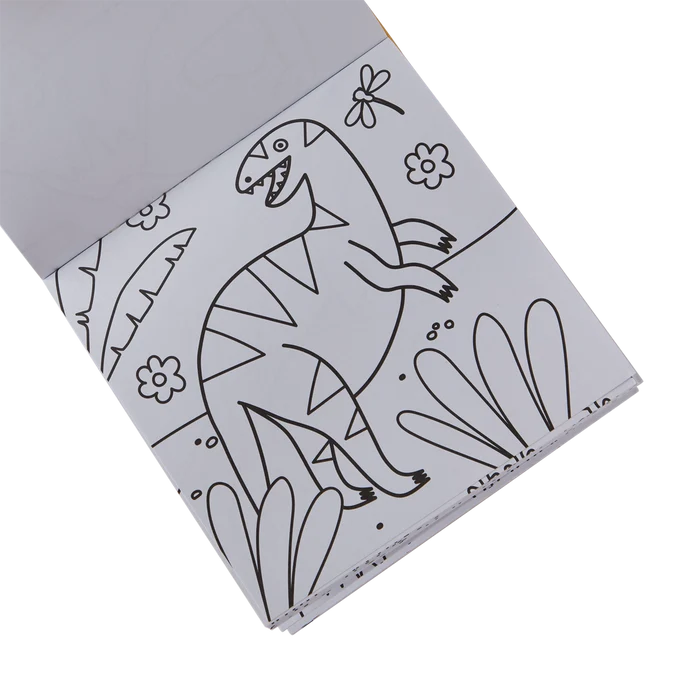 CARRY-ALONG COLORING BOOK SET || DINOLAND