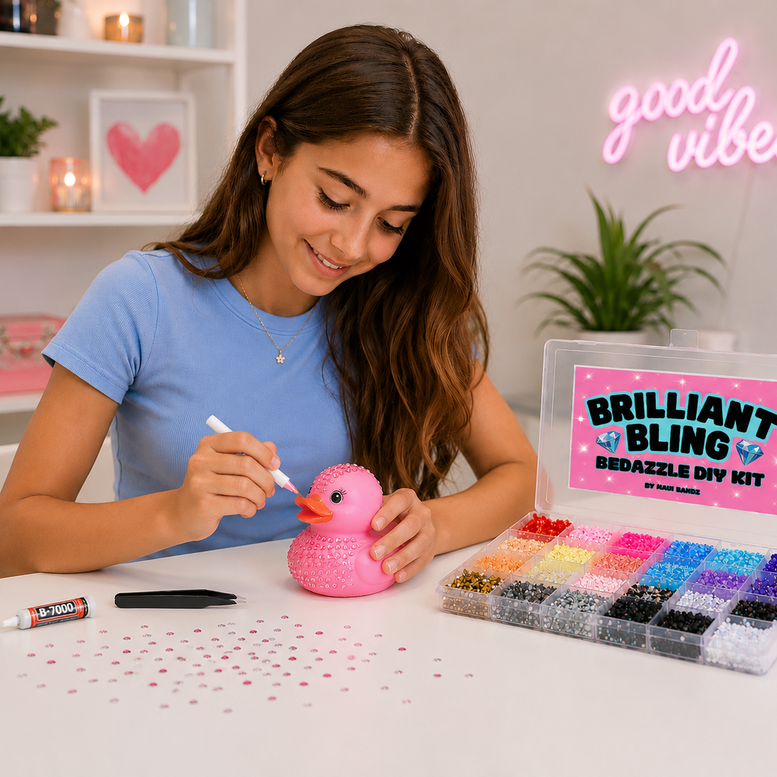 Brilliant Bling Bedazzle DIY Craft Rhinestone Jewel Rush Kit