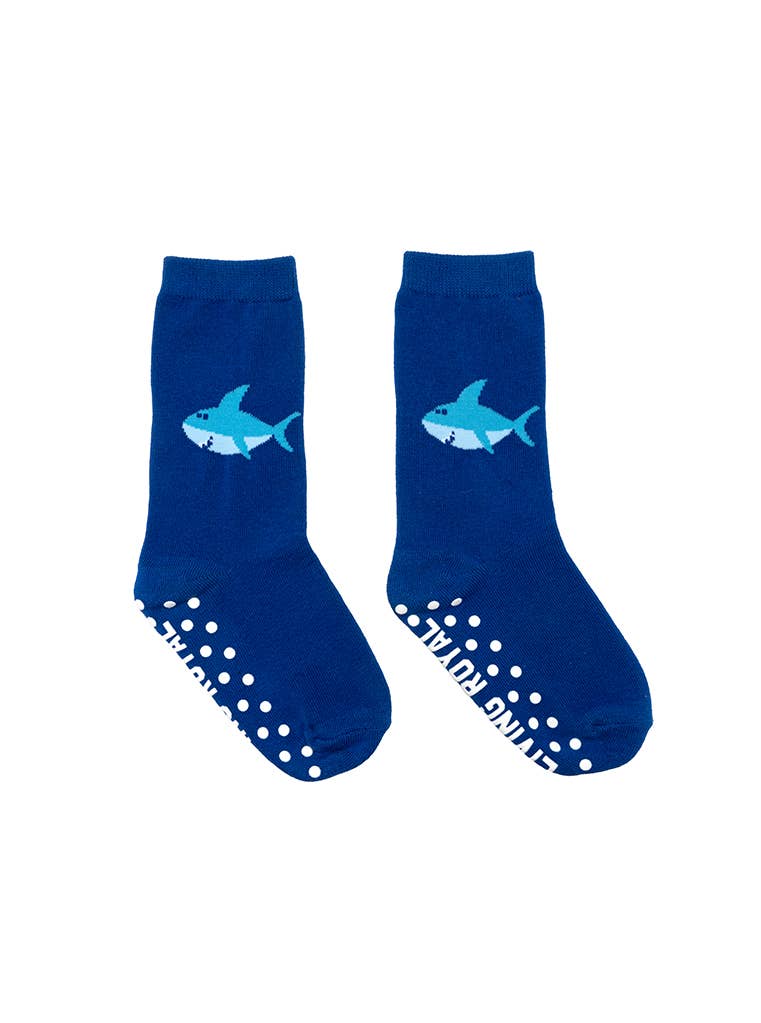 3D PACKAGED CREW SOCKS || DEEP BLUE