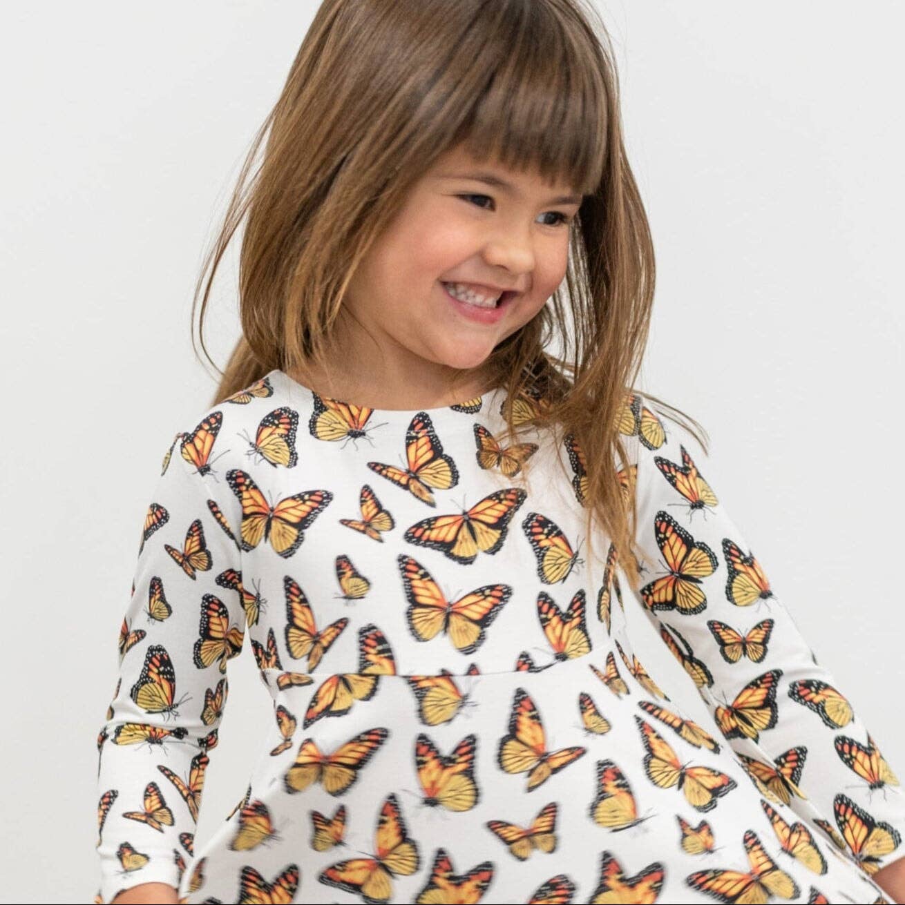 THE GREAT MIGRATION SWIRLY GIRL DRESS
