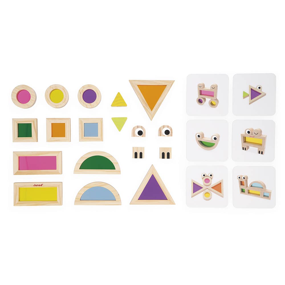 SENSORY TRANSLUCENT STACKING BLOCKS