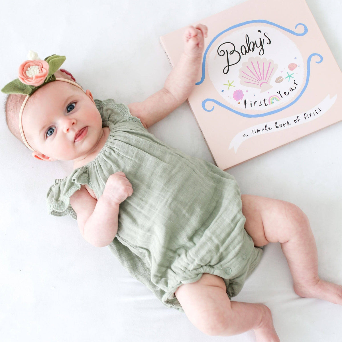 FIRST YEAR BABY BOOK || LITTLE BEACH BABE