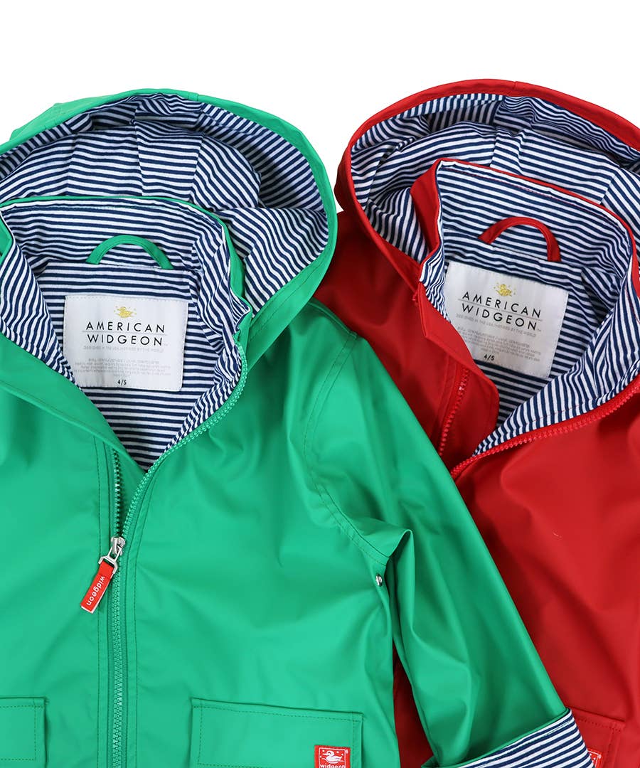UNISEX RAINCOAT || GOLF GREEN