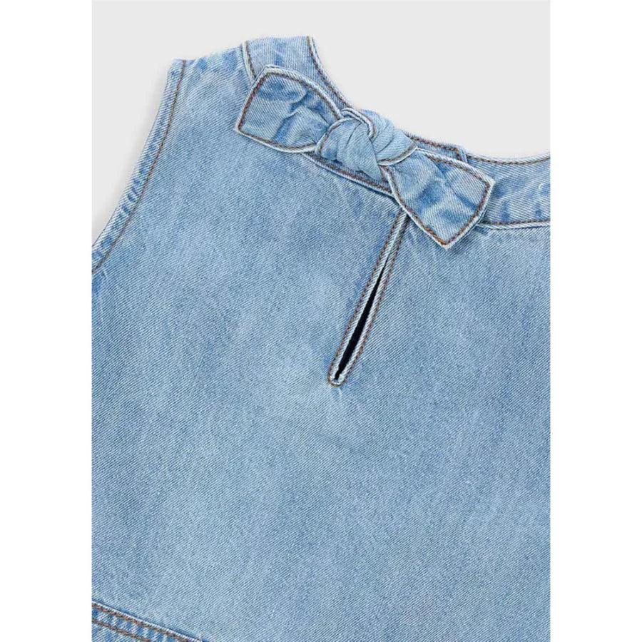 DENIM SLEEVELESS TOP