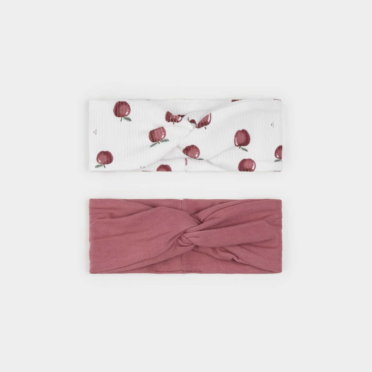 2 PK KNIT HEADBANDS || APPLE & JAZZBERRY