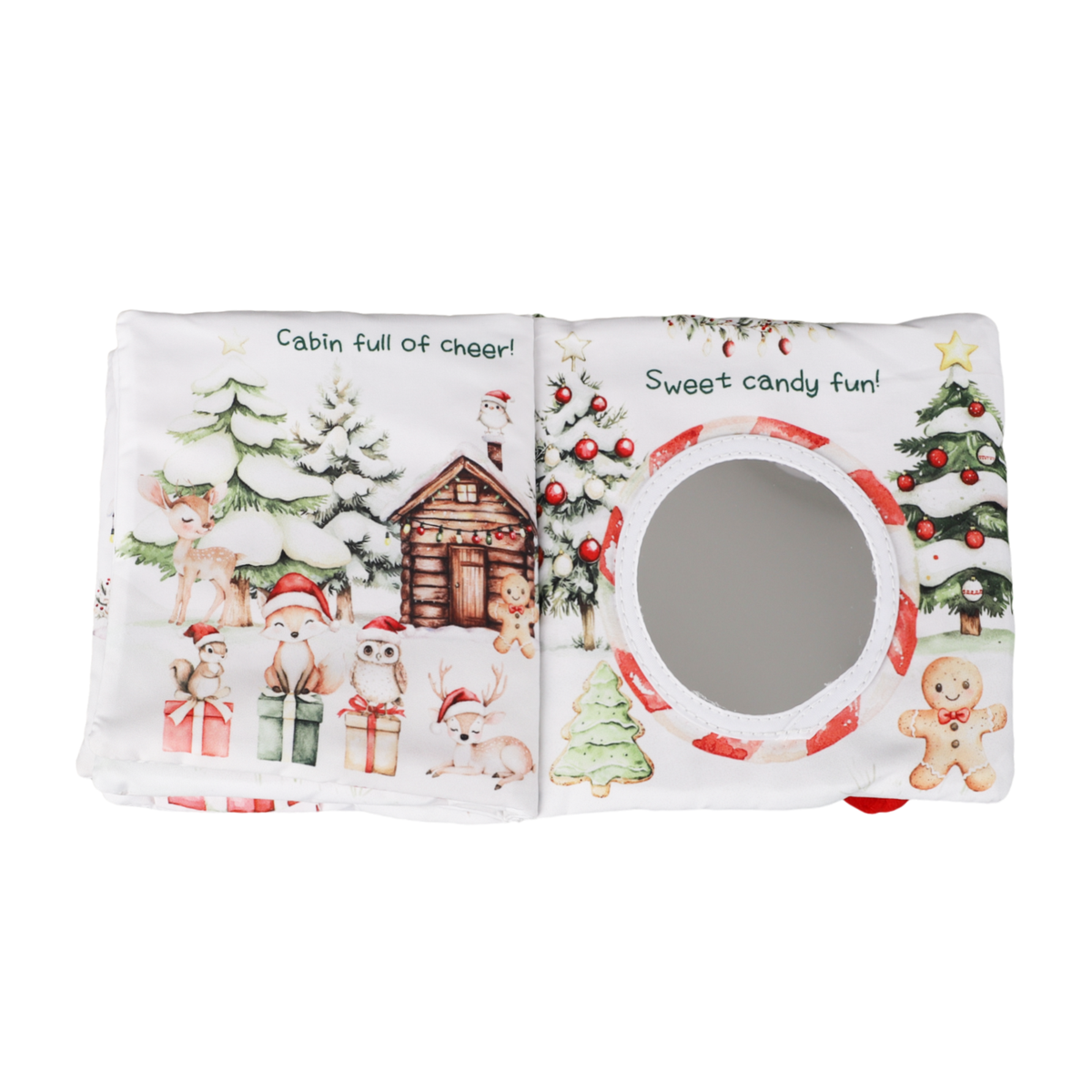 CRINKLE CLOTH BOOK || CHRISTMAS FRIENDS