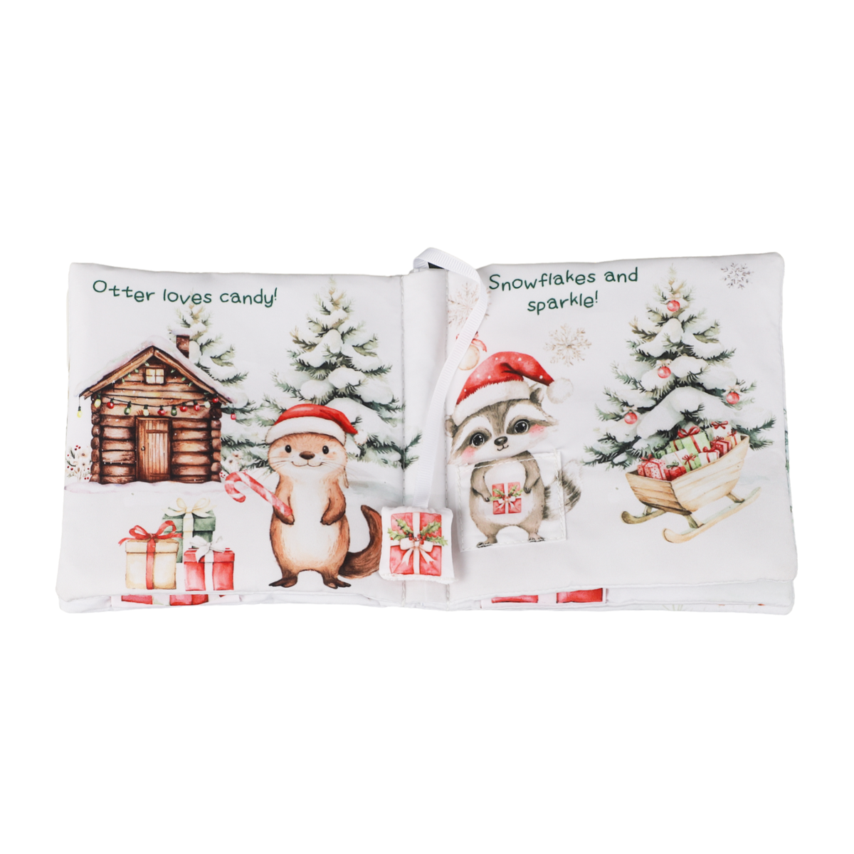 CRINKLE CLOTH BOOK || CHRISTMAS FRIENDS
