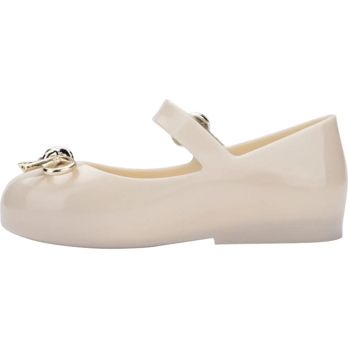 KIDS' SOFT BALLERINA BABY MARY JANE FLAT || BEIGE GOLD