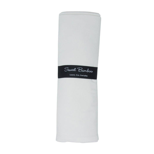 SWADDLE RIBBED || BRIGHT WHITE