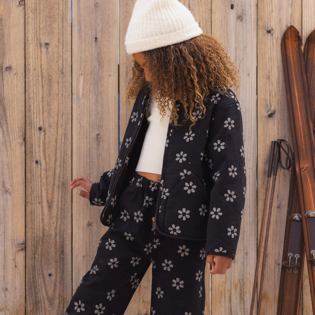 DOVE PANT BLACK DAISY