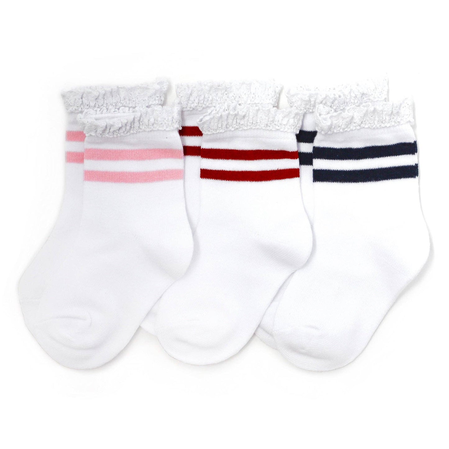 CLASSIC STRIPE MIDI SOCK || 3-PACK