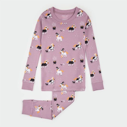 BEWITCHED UNICORN PJ SET || DUSTY PURPLE