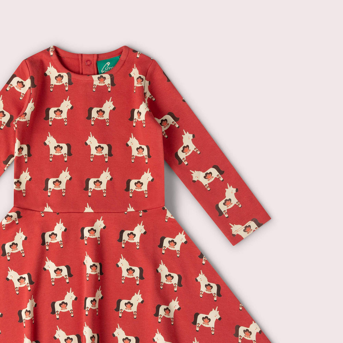 LITTLE UNICORNS L/S SPINNY DRESS