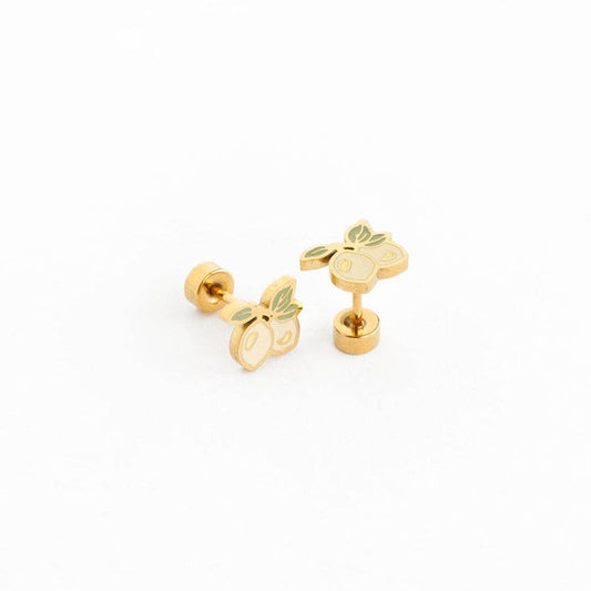 LEMON BUNCH STUD EARRINGS