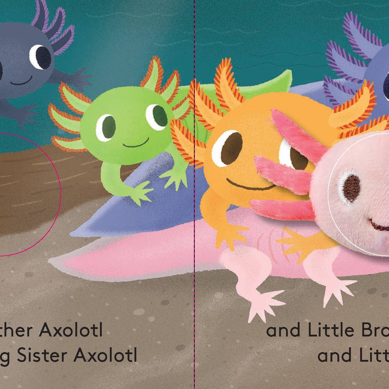 FINGER PUTTET BOOK || BABY AXOLOTL