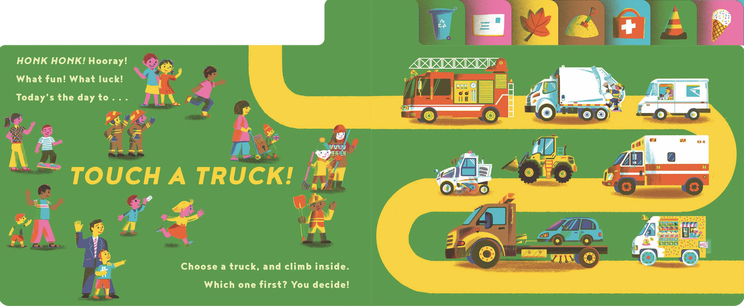 TOUCH A TRUCK DAY BOARD BOOK