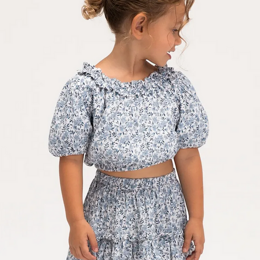 PRINTED DOBBY SKIRT