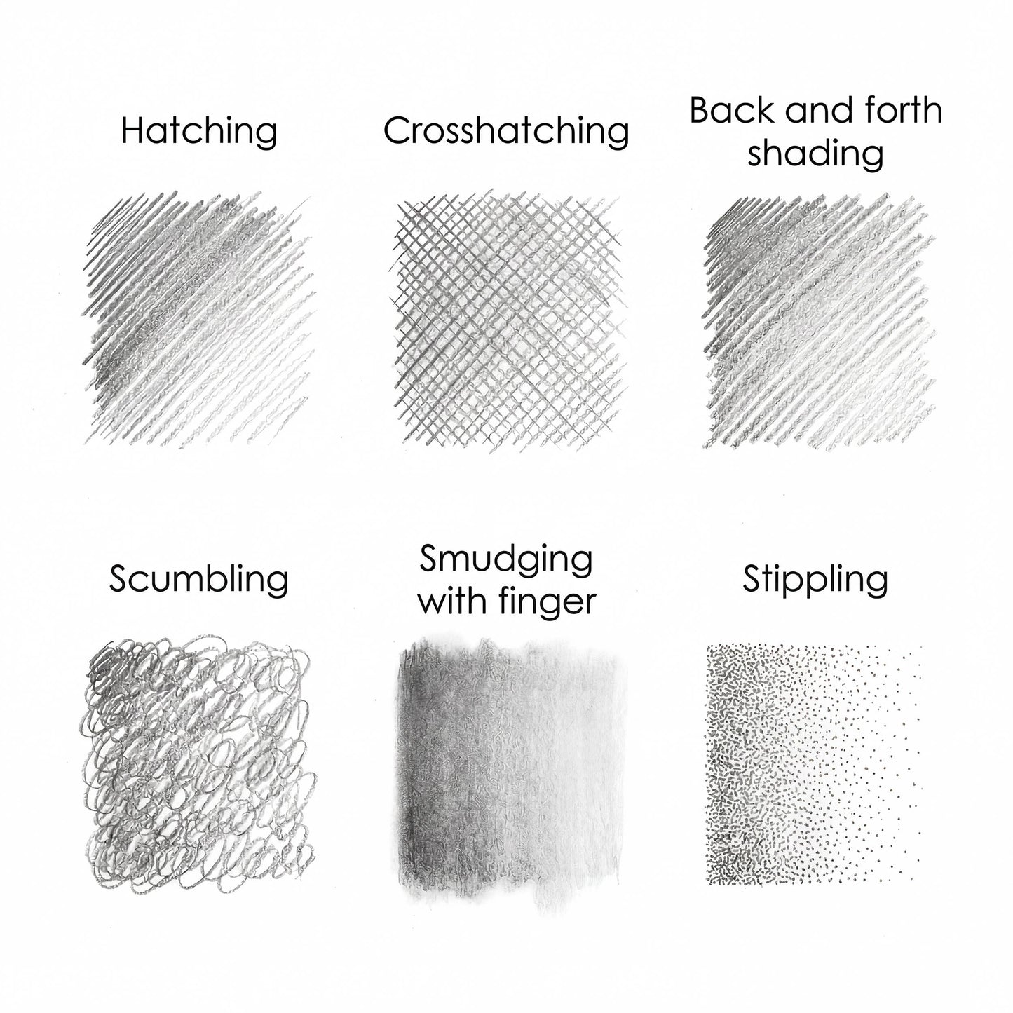 DRAWING PENCILS - ARTIST QUALITY || SET OF 6